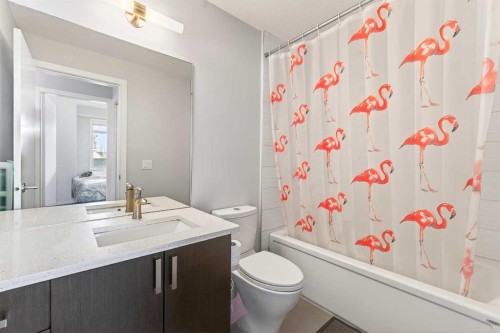 301-16 Auburn Bay Link Se, Calgary, AB - Indoor Photo Showing Bathroom