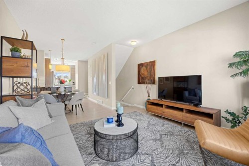 496 Nolan Hill Boulevard Nw, Calgary, AB - Indoor Photo Showing Living Room