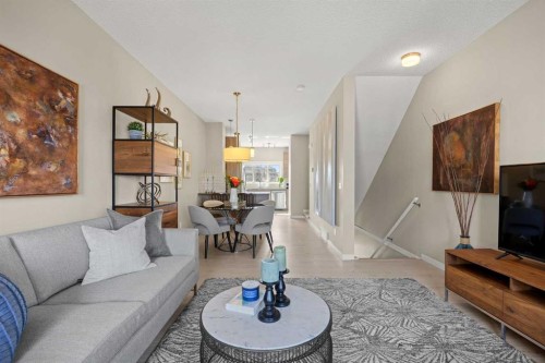 496 Nolan Hill Boulevard Nw, Calgary, AB - Indoor Photo Showing Living Room