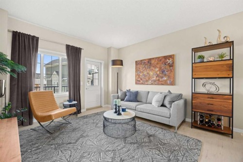496 Nolan Hill Boulevard Nw, Calgary, AB - Indoor Photo Showing Living Room