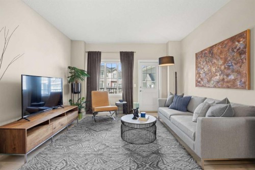 496 Nolan Hill Boulevard Nw, Calgary, AB - Indoor Photo Showing Living Room