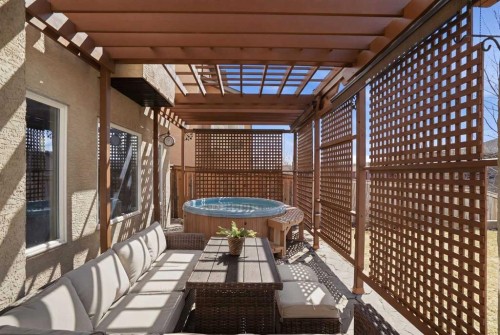 133 Aspen Stone Road Sw, Calgary, AB - Outdoor With Deck Patio Veranda