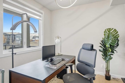 1104 Cranbrook Gardens Se, Calgary, AB - Indoor Photo Showing Office