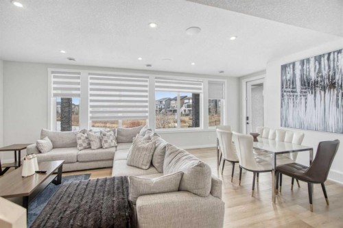 1104 Cranbrook Gardens Se, Calgary, AB - Indoor Photo Showing Living Room