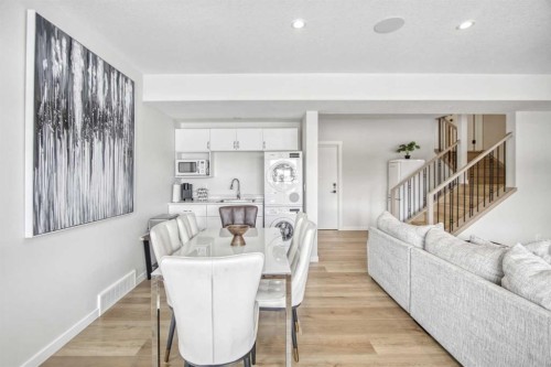 1104 Cranbrook Gardens Se, Calgary, AB - Indoor Photo Showing Dining Room
