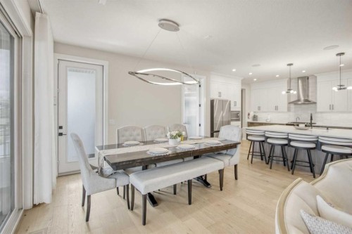 1104 Cranbrook Gardens Se, Calgary, AB - Indoor Photo Showing Dining Room