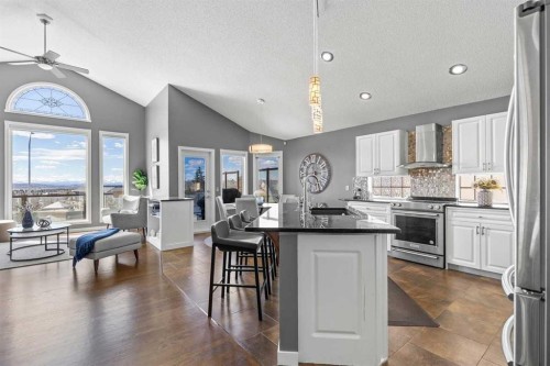 12 Arbour Estates Green Nw, Calgary, AB - Indoor Photo Showing Kitchen With Upgraded Kitchen