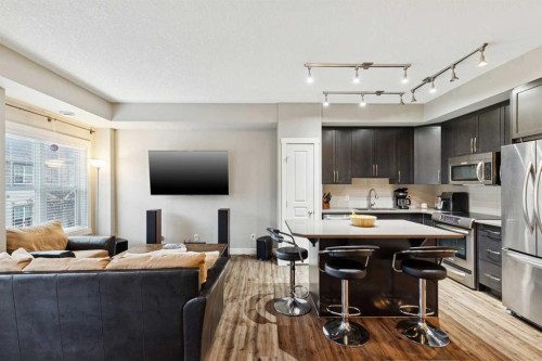 1127 Mckenzie Towne Row Se, Calgary, AB - Indoor Photo Showing Kitchen With Stainless Steel Kitchen