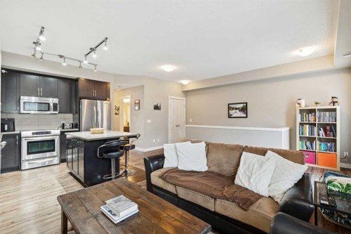 1127 Mckenzie Towne Row Se, Calgary, AB - Indoor Photo Showing Kitchen With Stainless Steel Kitchen