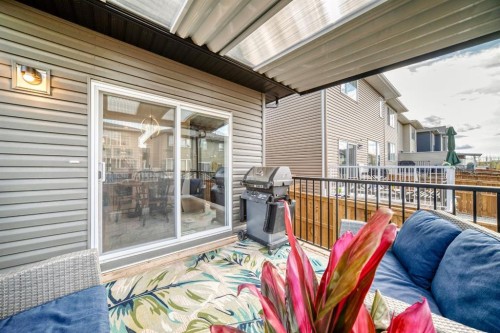 194 Willow Place, Cochrane, AB - Outdoor With Deck Patio Veranda With Exterior