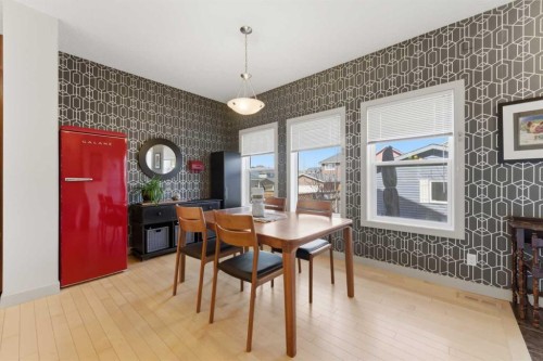 72 Evansdale Landing Nw, Calgary, AB - Indoor Photo Showing Dining Room