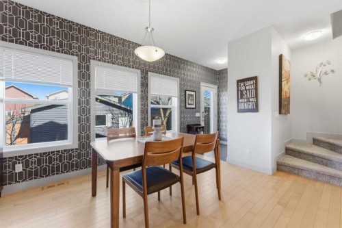 72 Evansdale Landing Nw, Calgary, AB - Indoor Photo Showing Dining Room
