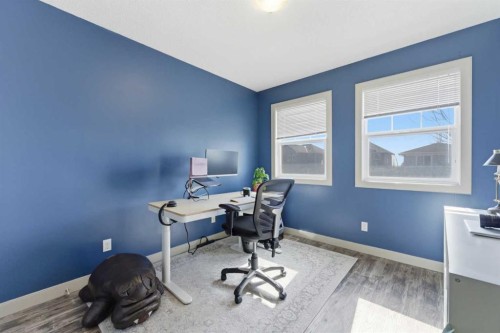 72 Evansdale Landing Nw, Calgary, AB - Indoor Photo Showing Office
