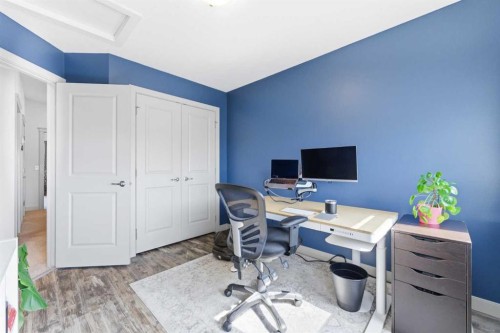 72 Evansdale Landing Nw, Calgary, AB - Indoor Photo Showing Office