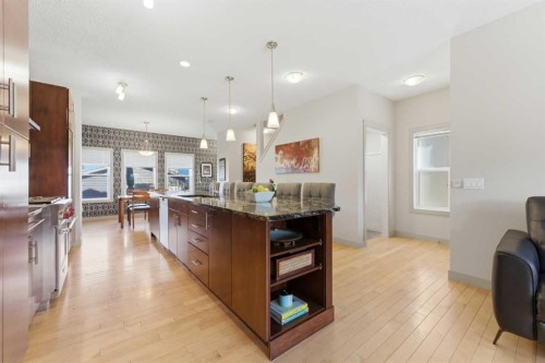 72 Evansdale Landing Nw, Calgary, AB - Indoor Photo Showing Kitchen With Upgraded Kitchen