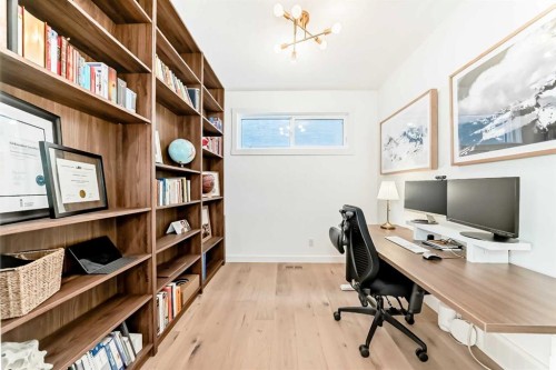 60 Cranbrook Cape Se, Calgary, AB - Indoor Photo Showing Office