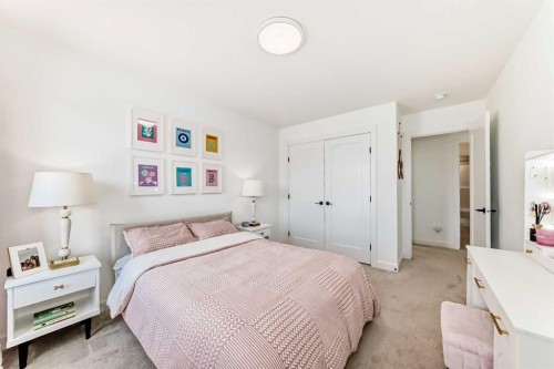 60 Cranbrook Cape Se, Calgary, AB - Indoor Photo Showing Bedroom