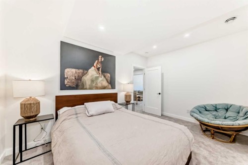 60 Cranbrook Cape Se, Calgary, AB - Indoor Photo Showing Bedroom