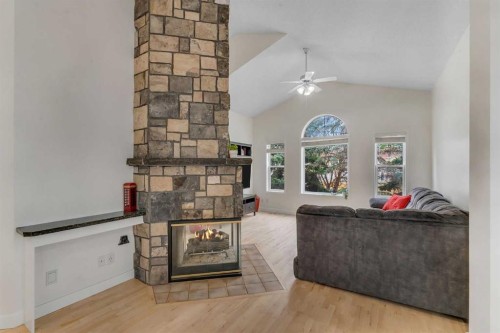 44 Douglas Glen Crescent Se, Calgary, AB - Indoor With Fireplace