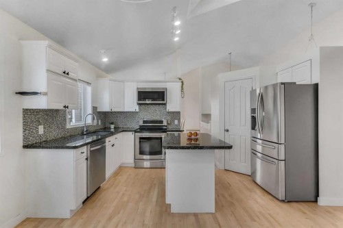 44 Douglas Glen Crescent Se, Calgary, AB - Indoor Photo Showing Kitchen With Upgraded Kitchen
