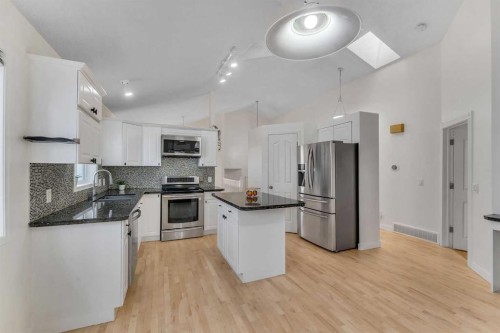 44 Douglas Glen Crescent Se, Calgary, AB - Indoor Photo Showing Kitchen With Upgraded Kitchen