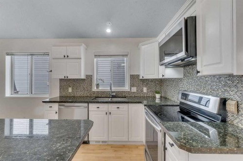 44 Douglas Glen Crescent Se, Calgary, AB - Indoor Photo Showing Kitchen With Upgraded Kitchen