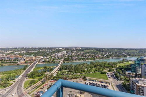 2801-910 5 Avenue Sw, Calgary, AB - Outdoor With Body Of Water With View