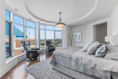 2801-910 5 Avenue Sw, Calgary, AB - Indoor Photo Showing Bedroom