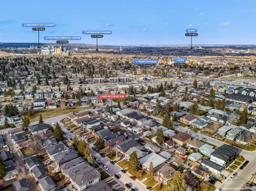 903 40 Street Sw, Calgary, AB - Outdoor With View