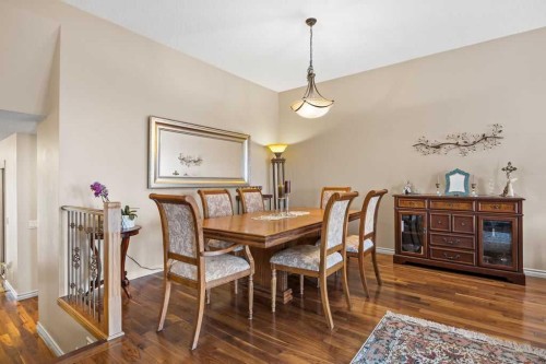4 Prominence Path Sw, Calgary, AB - Indoor Photo Showing Dining Room