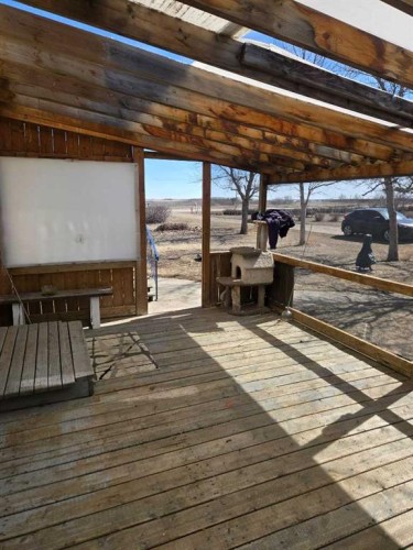 30416 Highway 2 A, Carstairs, AB - Outdoor With Deck Patio Veranda