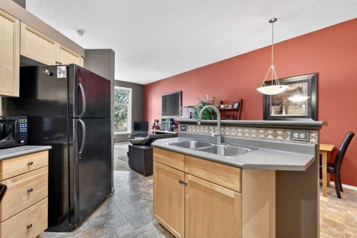 140 Promenade Way Se, Calgary, AB - Indoor Photo Showing Kitchen With Double Sink