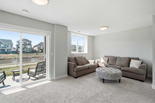 362 Canals Crossing Sw, Airdrie, AB - Indoor Photo Showing Living Room