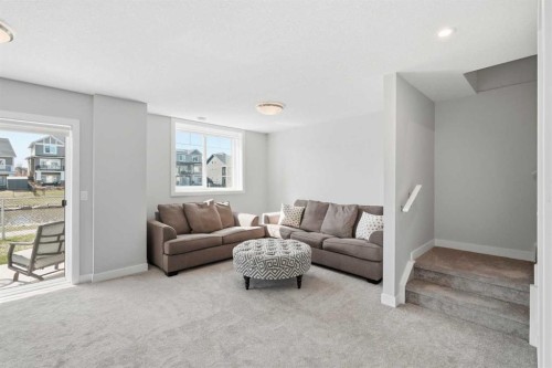 362 Canals Crossing Sw, Airdrie, AB - Indoor Photo Showing Living Room
