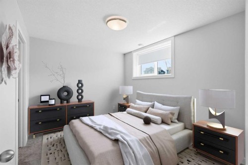362 Canals Crossing Sw, Airdrie, AB - Indoor Photo Showing Bedroom