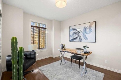35 Tuscany Estates Crescent Nw, Calgary, AB - Indoor Photo Showing Office
