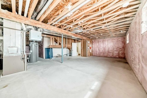 641 Windrow Manor Sw, Airdrie, AB - Indoor Photo Showing Basement