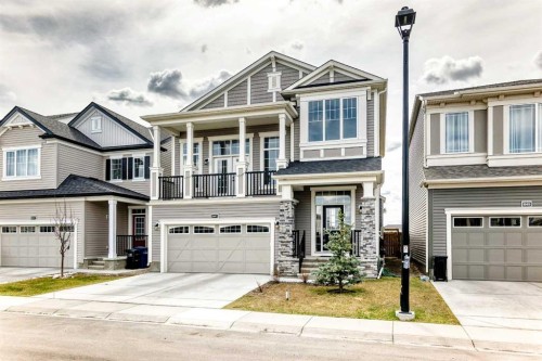 641 Windrow Manor Sw, Airdrie, AB - Outdoor With Facade