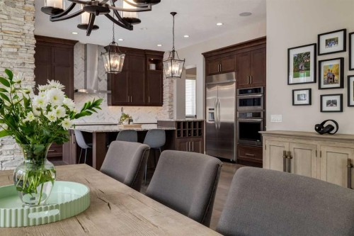 64 Mystic Ridge Way Sw, Calgary, AB - Indoor Photo Showing Dining Room