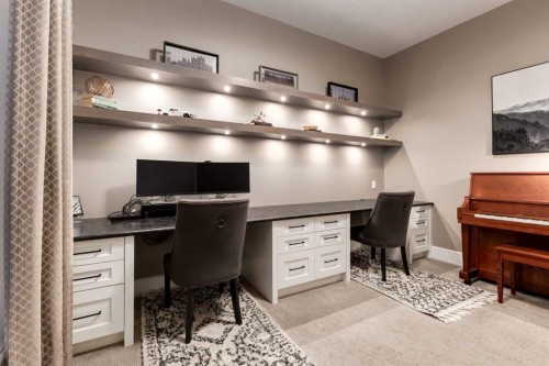 64 Mystic Ridge Way Sw, Calgary, AB - Indoor Photo Showing Office