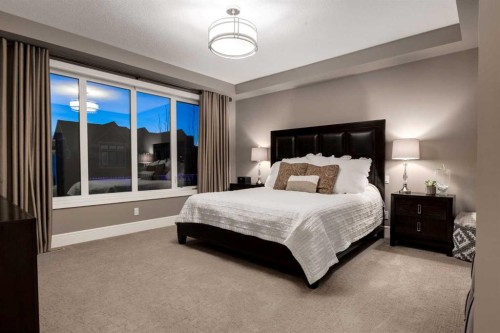 64 Mystic Ridge Way Sw, Calgary, AB - Indoor Photo Showing Bedroom