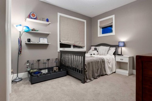 64 Mystic Ridge Way Sw, Calgary, AB - Indoor Photo Showing Bedroom