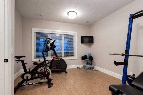 64 Mystic Ridge Way Sw, Calgary, AB - Indoor Photo Showing Gym Room