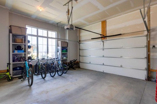 64 Mystic Ridge Way Sw, Calgary, AB - Indoor Photo Showing Garage