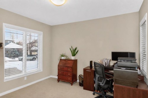 2735 Evercreek Bluffs Way Sw, Calgary, AB - Indoor Photo Showing Office