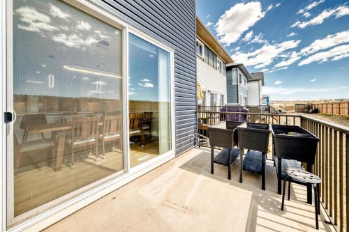 80 Vantage Drive, Cochrane, AB - Outdoor With Deck Patio Veranda With Exterior