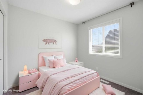 101 New Brighton Walk Se, Calgary, AB - Indoor Photo Showing Bedroom