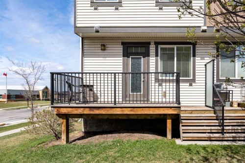 101 New Brighton Walk Se, Calgary, AB - Outdoor With Deck Patio Veranda