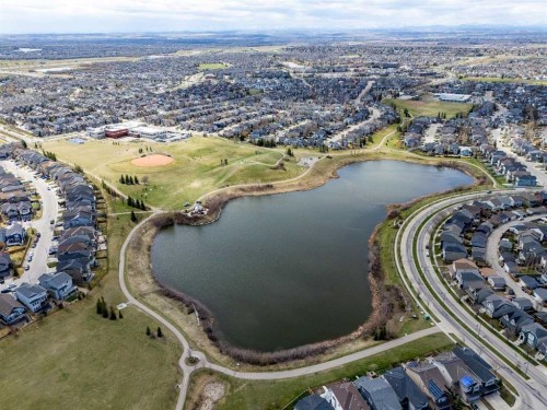101 New Brighton Walk Se, Calgary, AB - Outdoor With Body Of Water With View