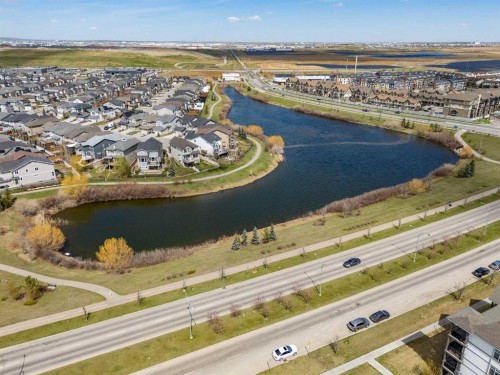 101 New Brighton Walk Se, Calgary, AB - Outdoor With Body Of Water With View